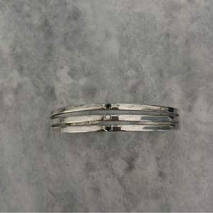 Sapphire and 925 sterling silver bracelet